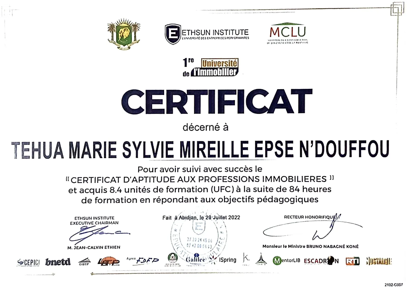 Prix et distinction 3 - Les Lys de Marie